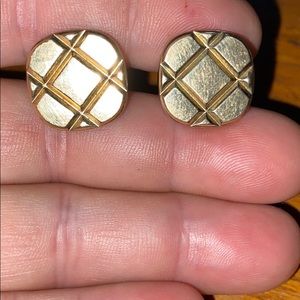VTG Kreisler USA gold filled square cuff links